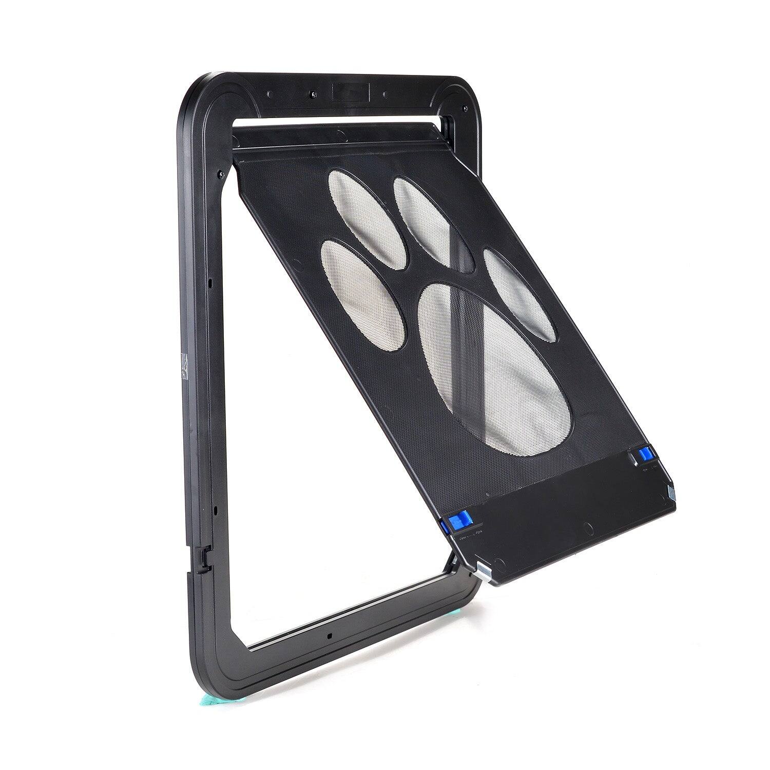 Front. Ownpets - Lockable Pet Screen Door Magnetic Flap Screen.