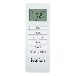 Ivation - Replacement Remote for IVAPACWIFI AC Units, Portable Air Conditioner Control - White