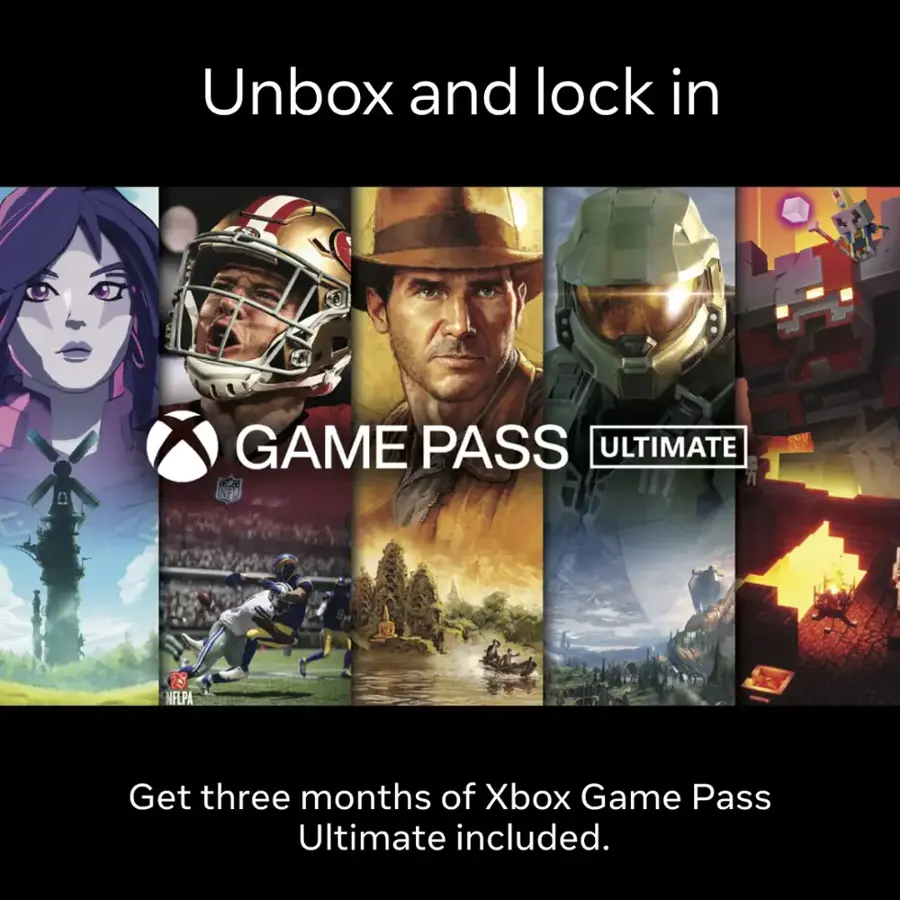 Meta Quest 3S Xbox Edition 128GB - Limited-Edition Hardware & 3 Months of Xbox Game Pass Ultimate Included - Carbon Black