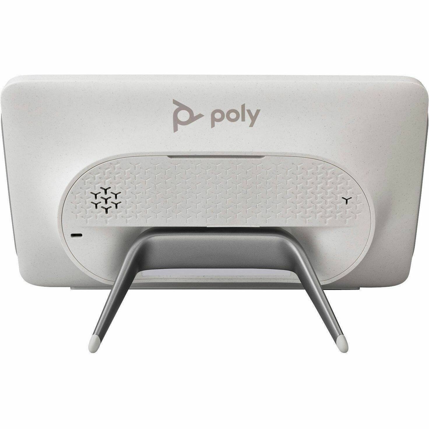 Alt View 5. HP - Poly Wall Mount for Touch Panel - White - White.