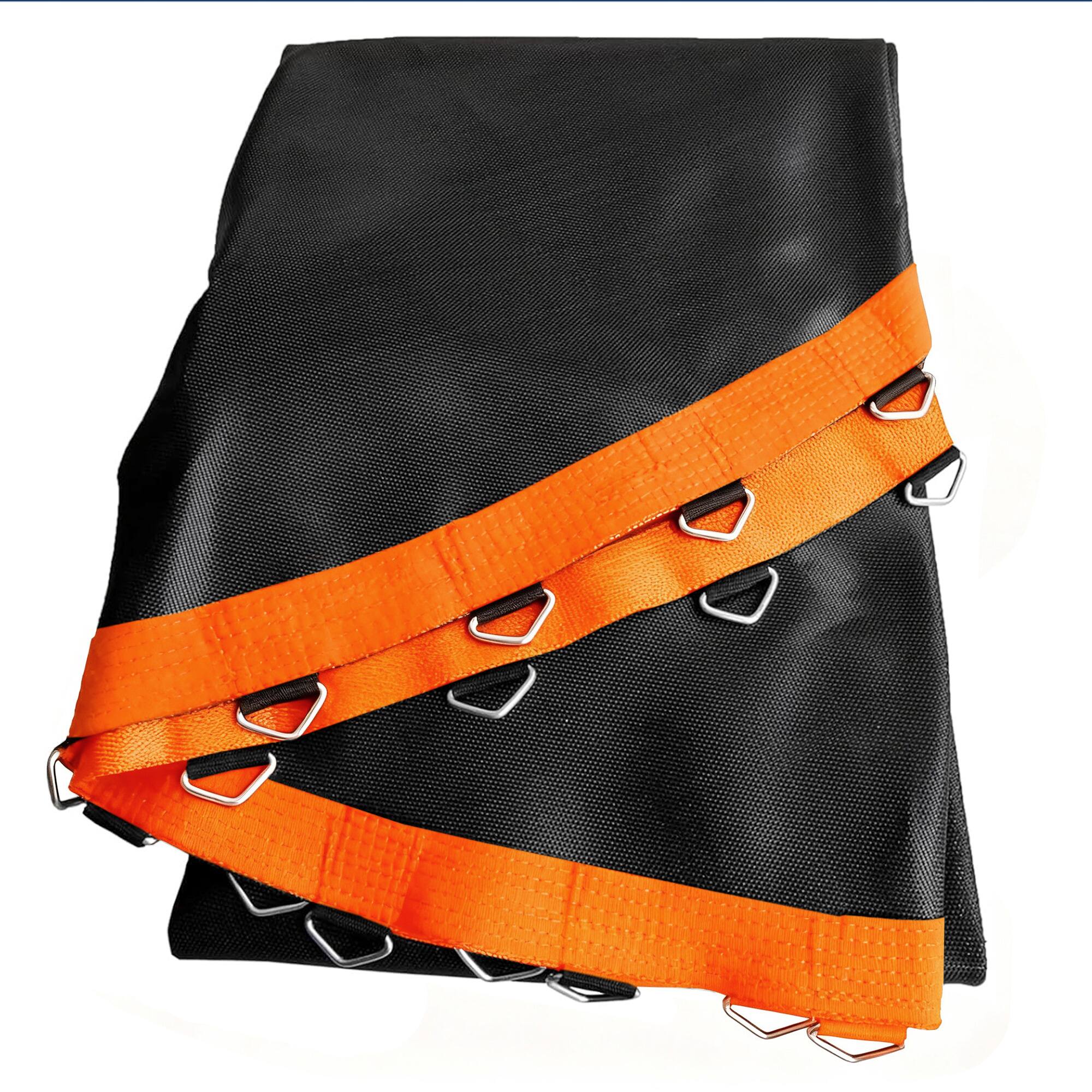 Alt View 8. Soozier - Trampoline Replacement Mat, Fits 12' Trampoline with 72 V Hooks, 5. 5" Springs, Trampoline Mat with 8 Rows of Stitching - Orange.
