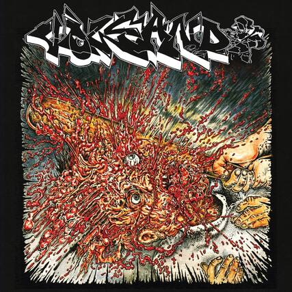 Front. Volcano - Fool 2 Tha Game - Clear w/ Army Green Splatter and Black Silk - 12-INCH SINGLE.