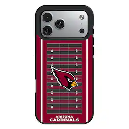 Keyscaper - NFL - Arizona Cardinals Bump Case with 8.2ft Drop Protection - 15 Pro Max - Multicolor