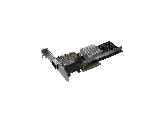 Front. StarTech.com - StarTech.com PEX40GQSFPI 40Gbps QSFP+ PCIe NIC - Intel XL710 Fiber Adapter.