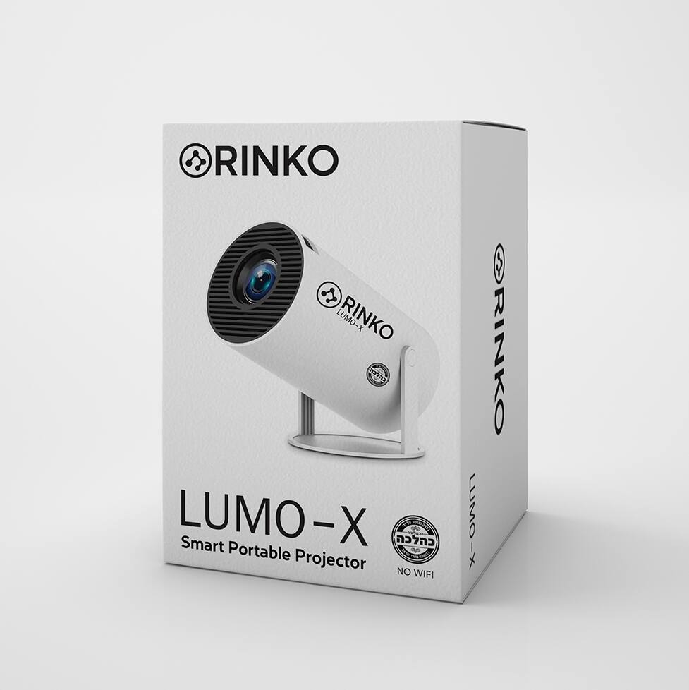 RINKO LUMO-X  
RINKO 113719%  
LUMO-X Smart Portable Projector  
NO WIFI