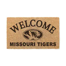 Jardine - Missouri Tigers 18" x 34" Welcome Coir Doomat - Brown