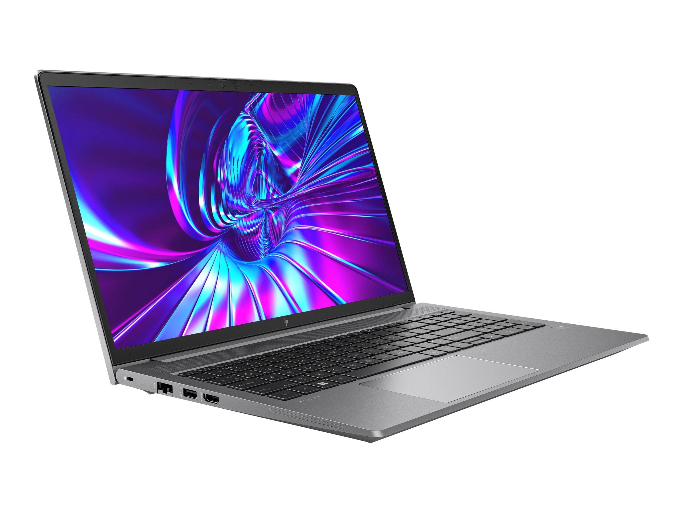 Alt View 1. HP - ZBook Power G9 15.6" FHD Intel Core i7-12800H 2.4 GHz up to 4.8 GHz 64GB 256GB SSD RTX A1000 Windows 11 Pro Laptop - Gray.