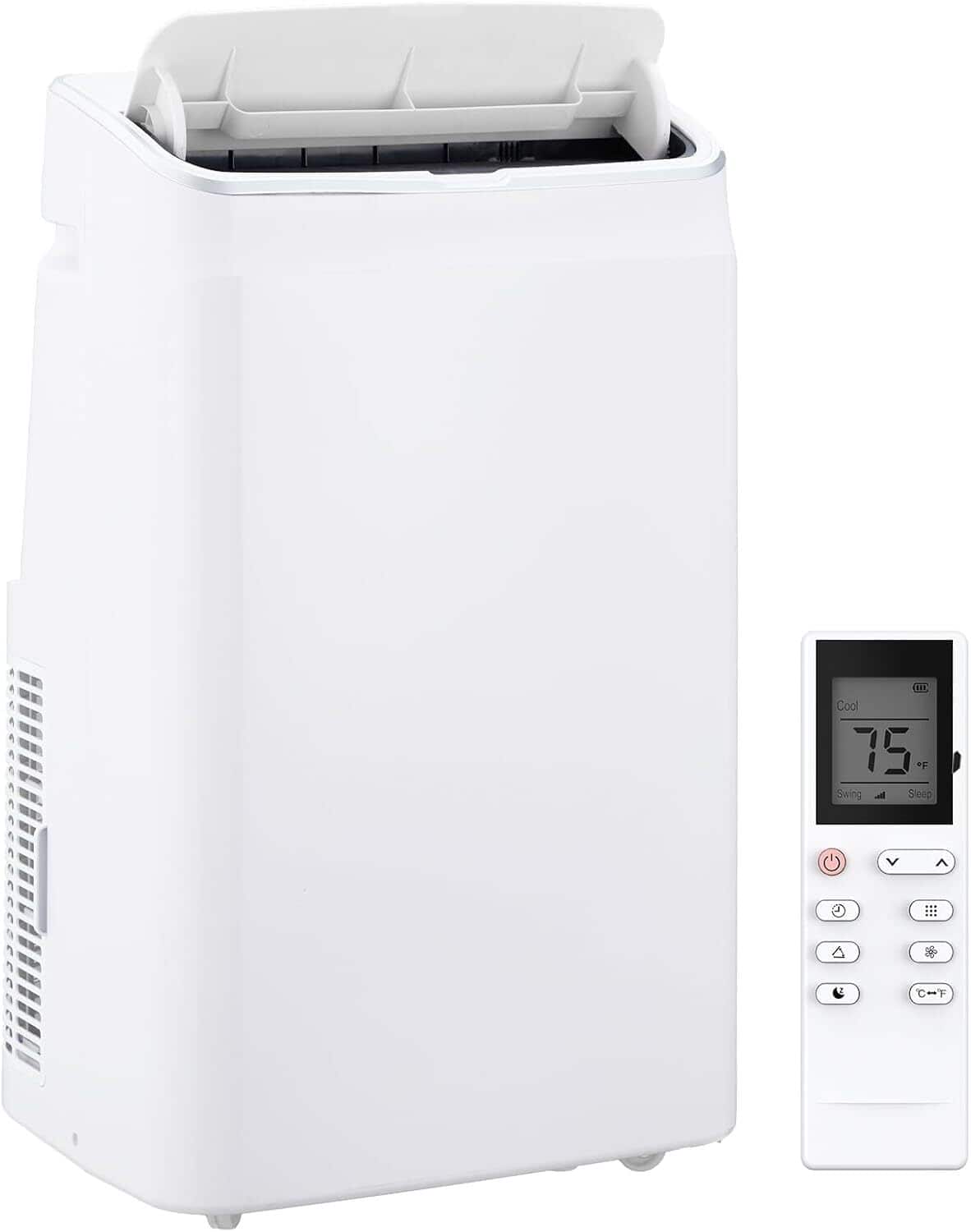 GARVEE - 14000 BTU Quiet Portable AC - 3-in-1 Cool/Dehumidify/Fan for 700 Sq.Ft Window Kit Included