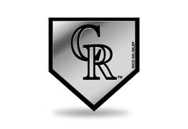 Rico Industries - Colorado Rockies Baseball Logo Molded Self-Adhesive Auto Emblem - Multi
