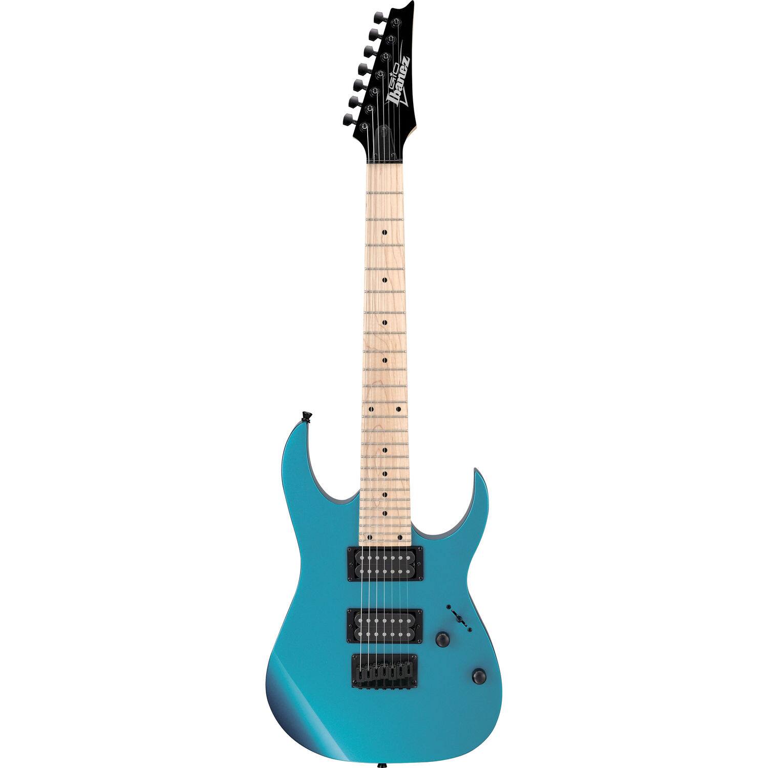 Ibanez - GRG 7 String Solid-Body Electric Guitar, Right, Metallic Light Full - Blue price history on PriceWatchPro