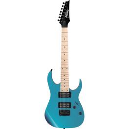 Ibanez - GRG 7 String Solid-Body Electric Guitar, Right, Metallic Light Full - Blue