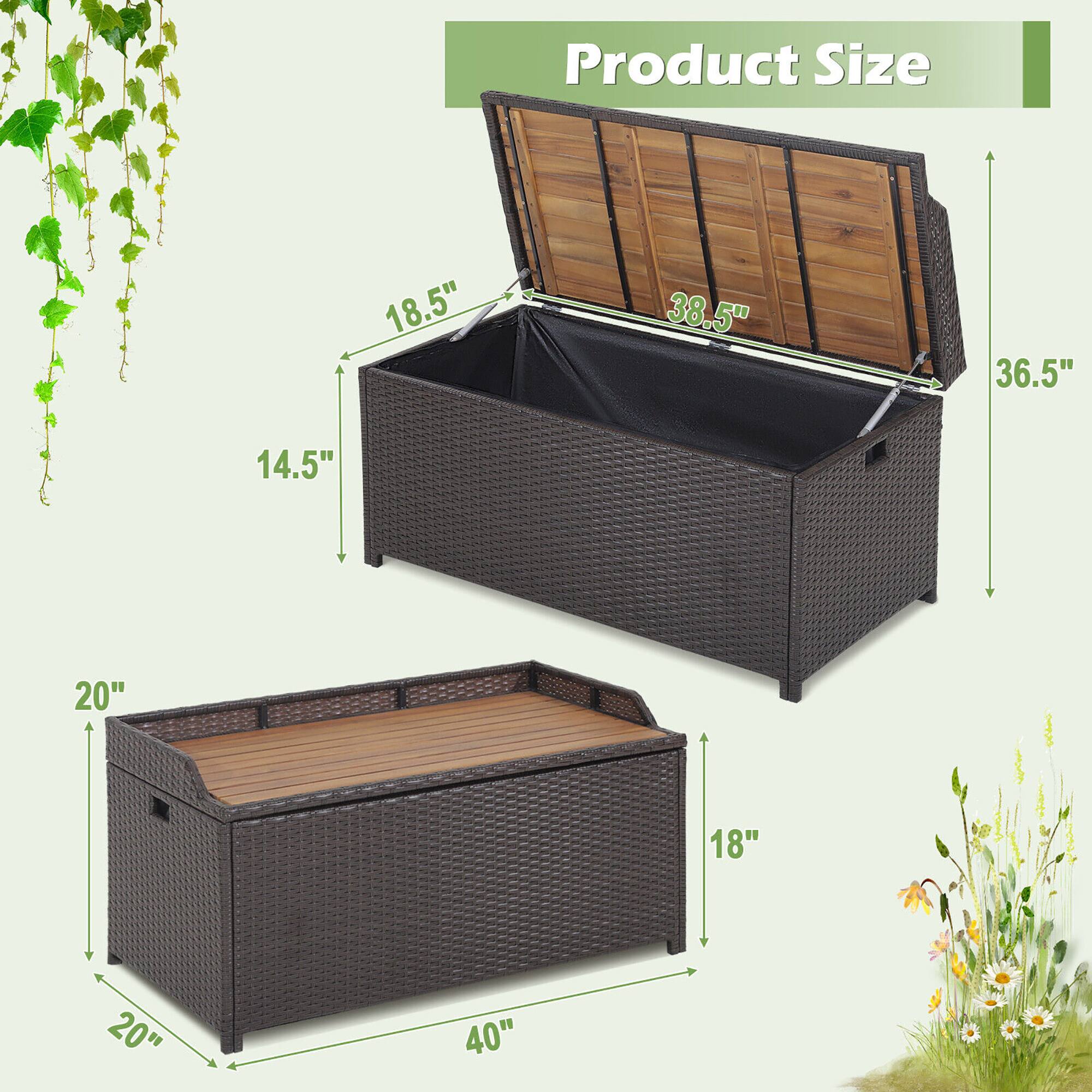 Product Size: 18.5" x 38.5" x 36.5" x 14.5" x 20" x 18" x 20" x 40"