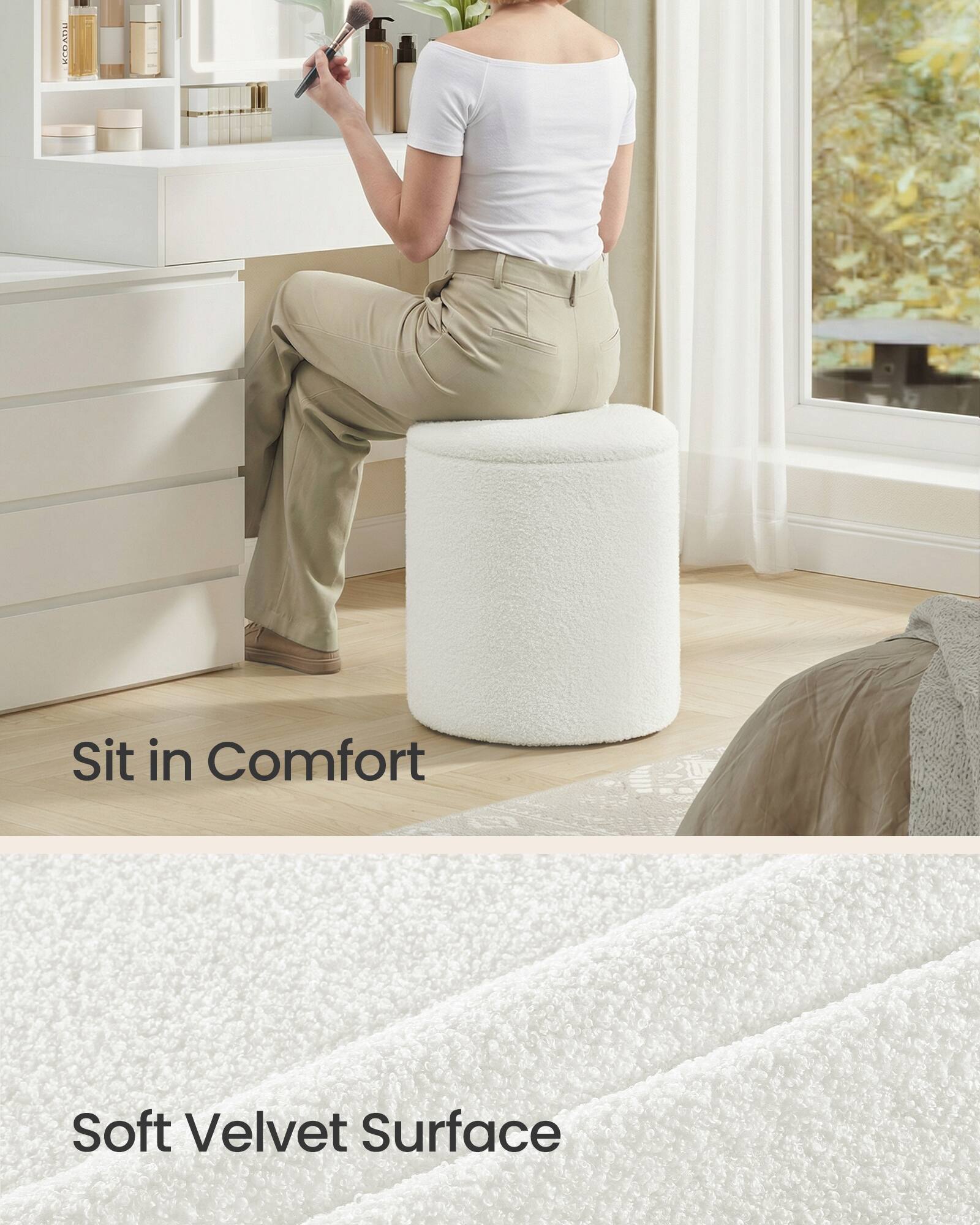 NCOVOR

Sit in Comfort

Soft Velvet Surface