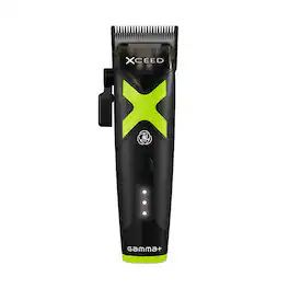 Gamma+ - XCeed Professional Hair Clipper for Men, Cordless Barber Clippers with Adjustable Blades, USB-C Charging - Multi