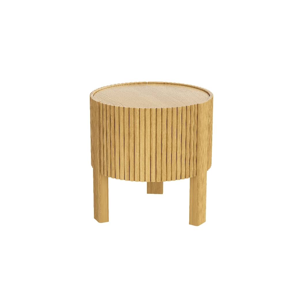 Alt View 10. Loheer - Loheer Living Room Table Set of 3 Solid Wood Coffee Table Natural - Natural.