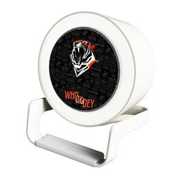 Keyscaper - Cincinnati Bengals Night Light Charger with Bluetooth Speaker - White