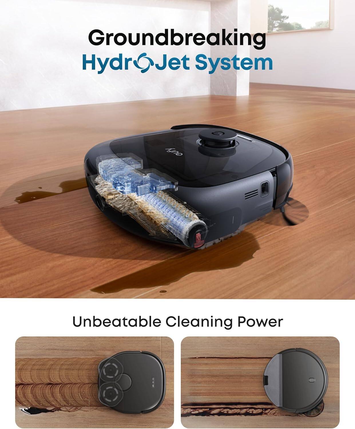 Groundbreaking HydrJet System  
Unbeatable Cleaning Power