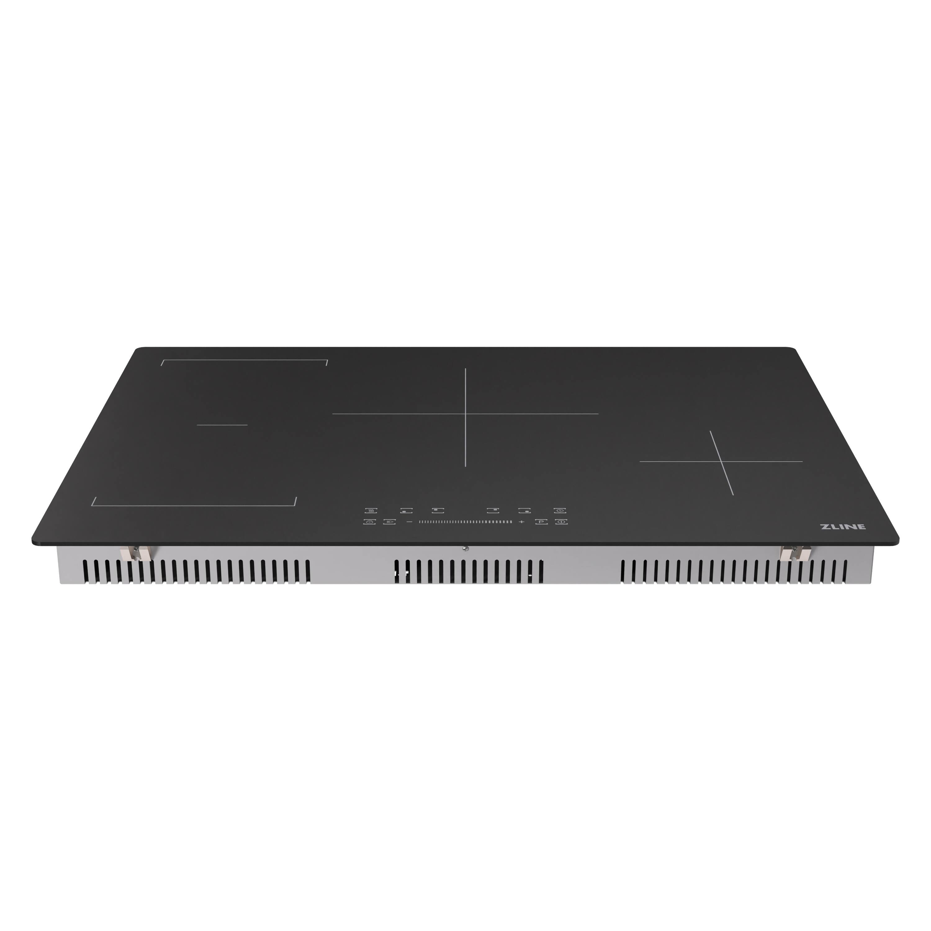 Alt View 7. ZLINE - 30 in. Built-In Induction Cooktop with Anti-Scratch Glass and 4 Elements - Black.