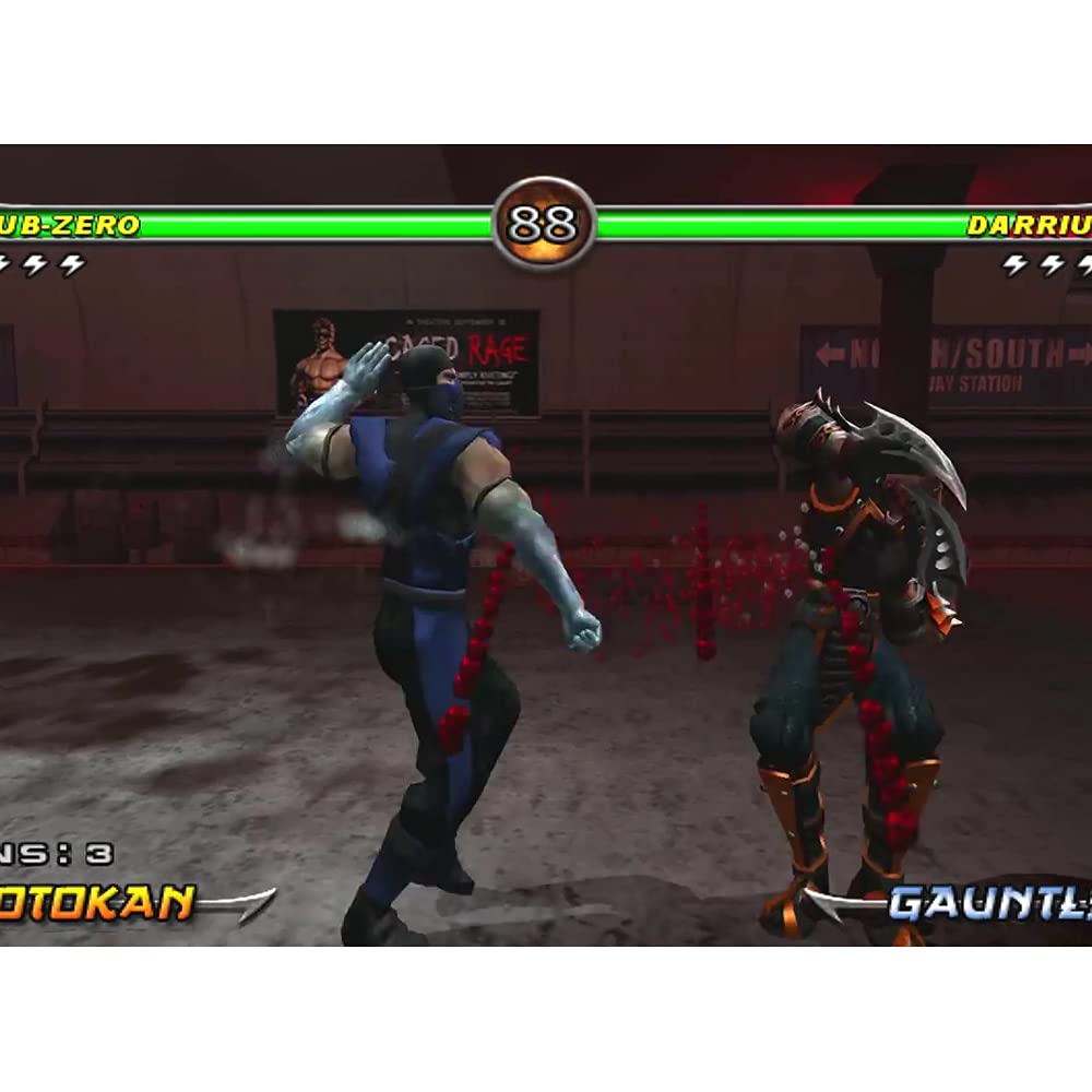 UB-ZERO  
D'ARRIOTOKAN  

88  

GAUNTLETS: 3  

H/SOUTH  
JAY STATION  

CAGED RAGE