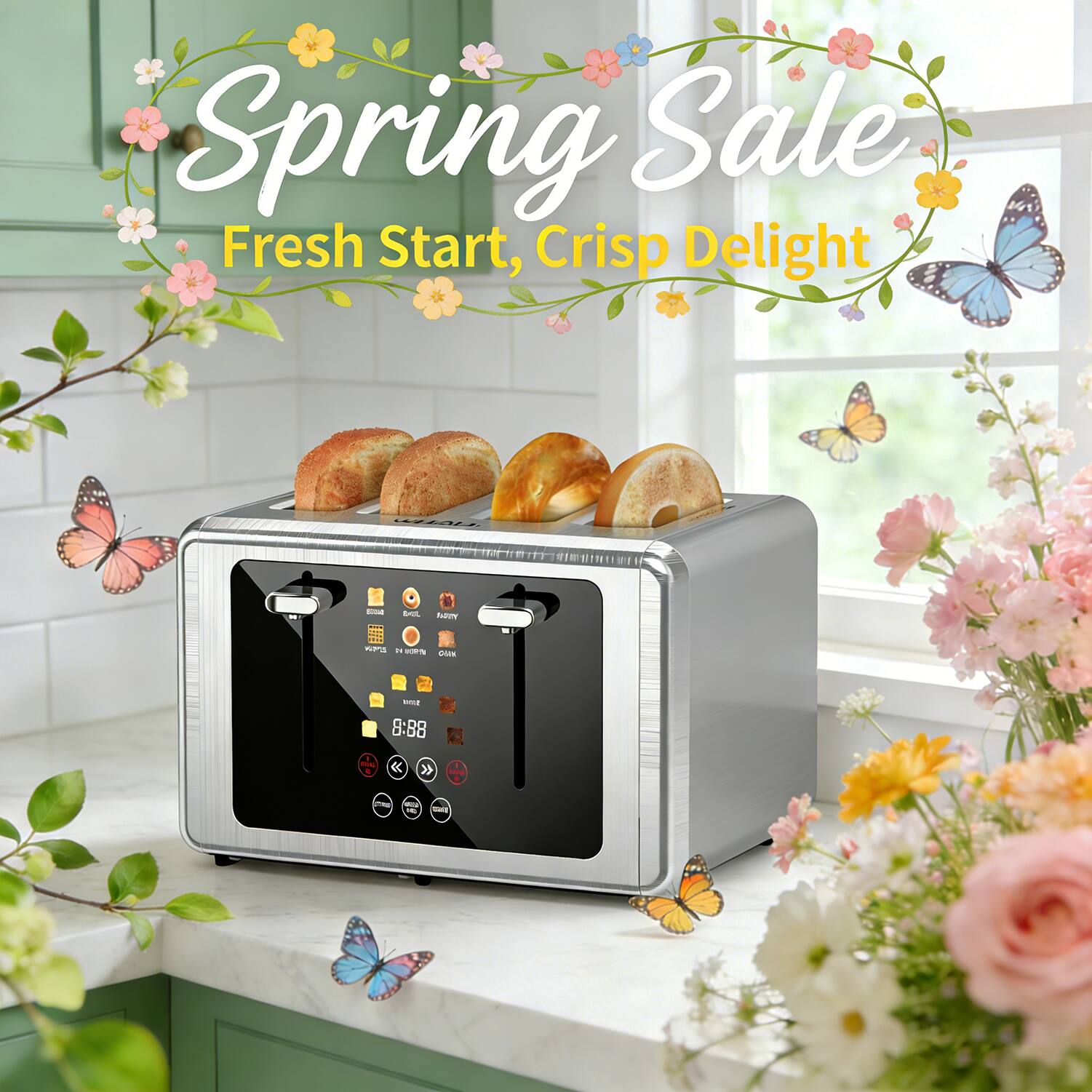 Spring Sale  
Fresh Start, Crisp Delight