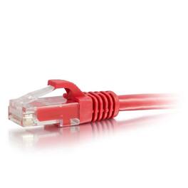 C2G - 757120271802 1-feet CAT6 Ethernet Network Patch Cable - Snagless - Unshielded (UTP) - RJ-45 Male to RJ-45 Male - Red