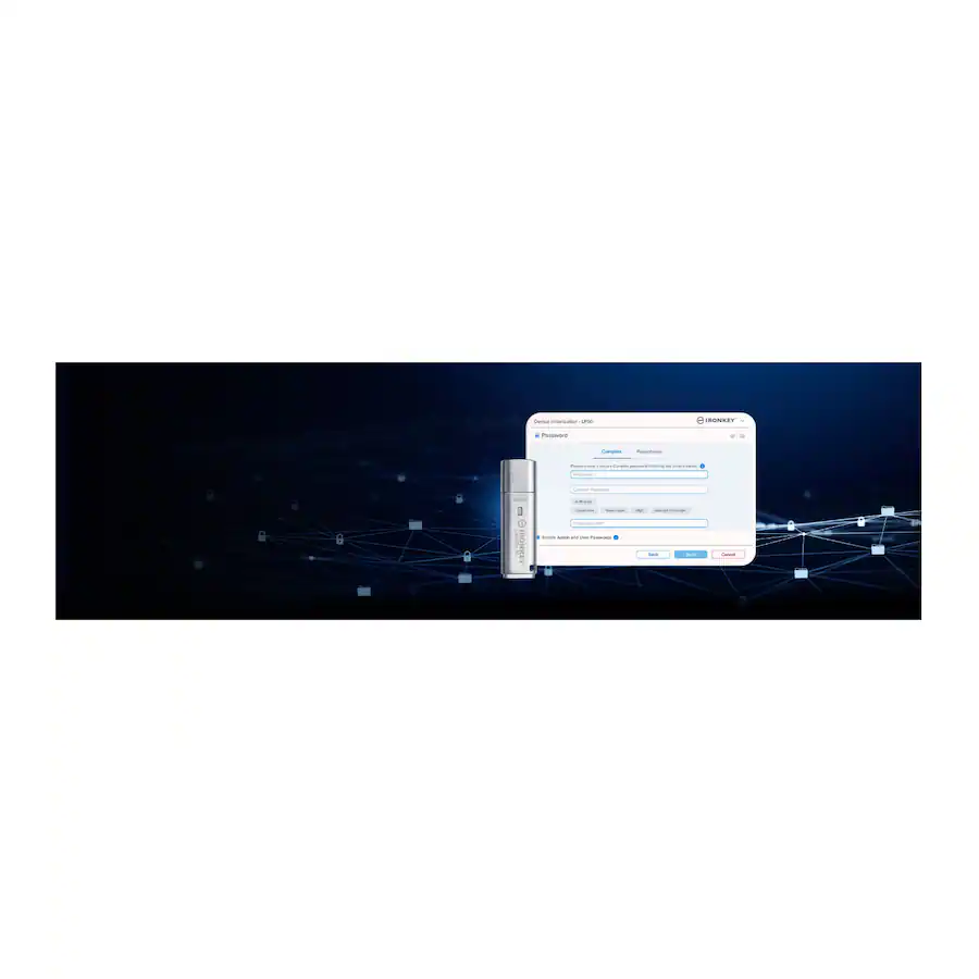 Kingston 128GB IronKey Locker+ 50 USB Type A Flash Drive - Best Buy
