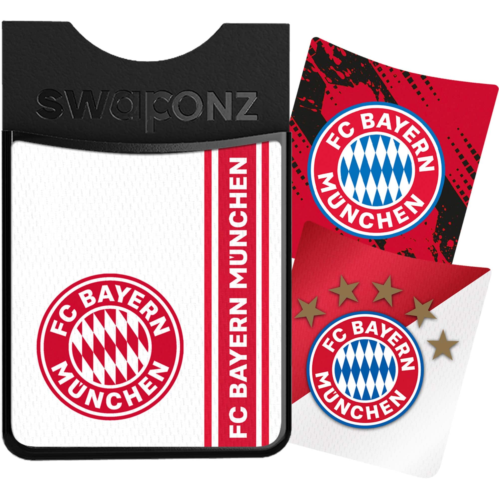 Swaponz - Bayern Munich InfiniteSwap Team Phone Wallet Set - No Size - Multicolor