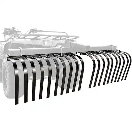Front. Camco - Camco Black Boar ATV/UTV Implement Custom Outside Vehicle Landscape Rake Tool - Black.