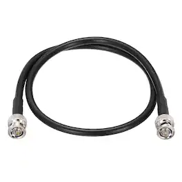 Unique Bargains - 6G-SDI BNC M/M 75 Ohm RG59 Coaxial Video Jumper Cable for Camera Surveillance, Supports HD-SDI/3G/6G-SDI/4K/8K - Black