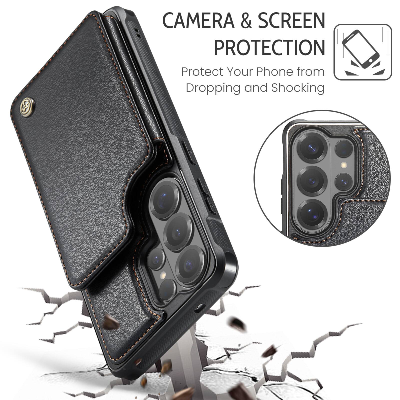 CAMERA & SCREEN PROTECTION  
Protect Your Phone from Dropping and Shocking
