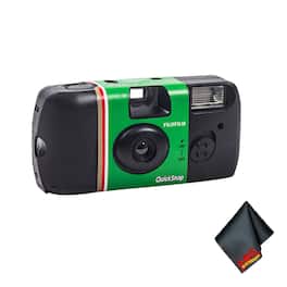 Fujifilm - QuickSnap Flash 400 Disposable Camera (27 Exposures), Bundle - Black