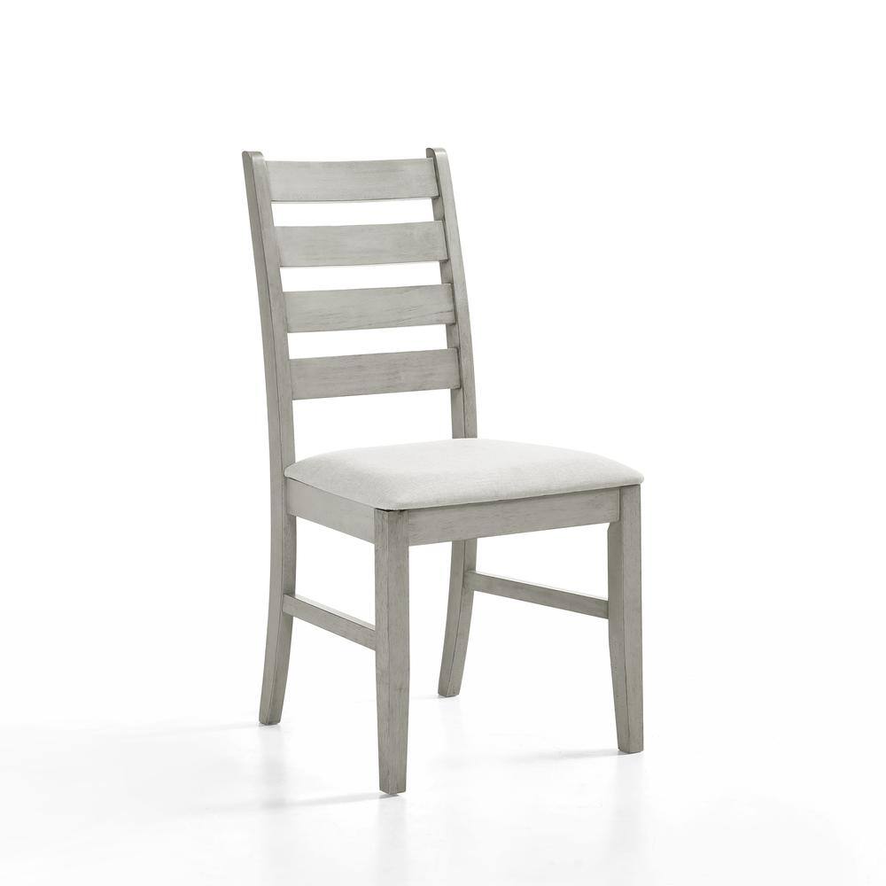 Alt View 2. New Classic Furniture - Furniture Pascal Wood Dining Chair in Driftwood (Set of 2) - Brown.