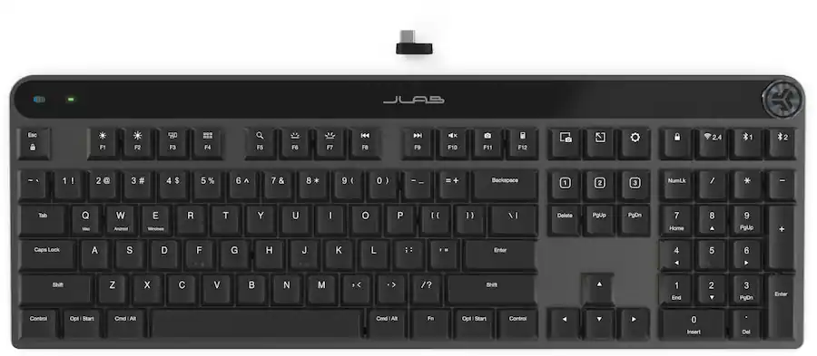 JLab Epic Mechanical Advanced Multi device Wireless Keyboard Black