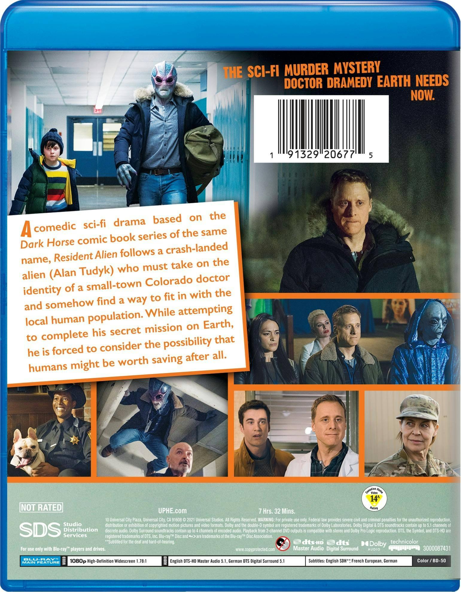 Back. Resident Alien: Season One [Blu-ray].