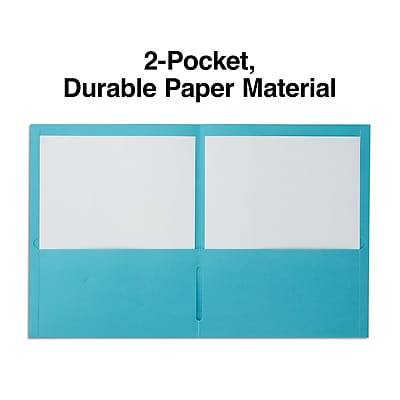 2-Pocket, Durable Paper Material