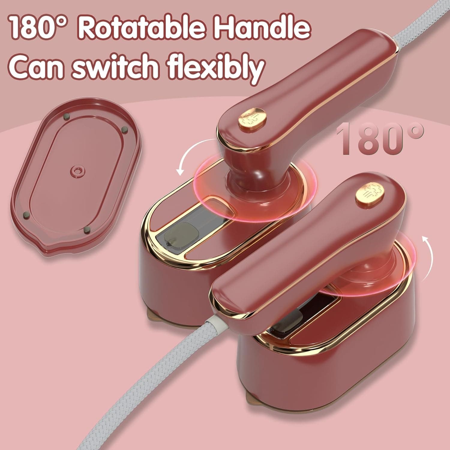 180° Rotatable Handle  
Can switch flexibly
