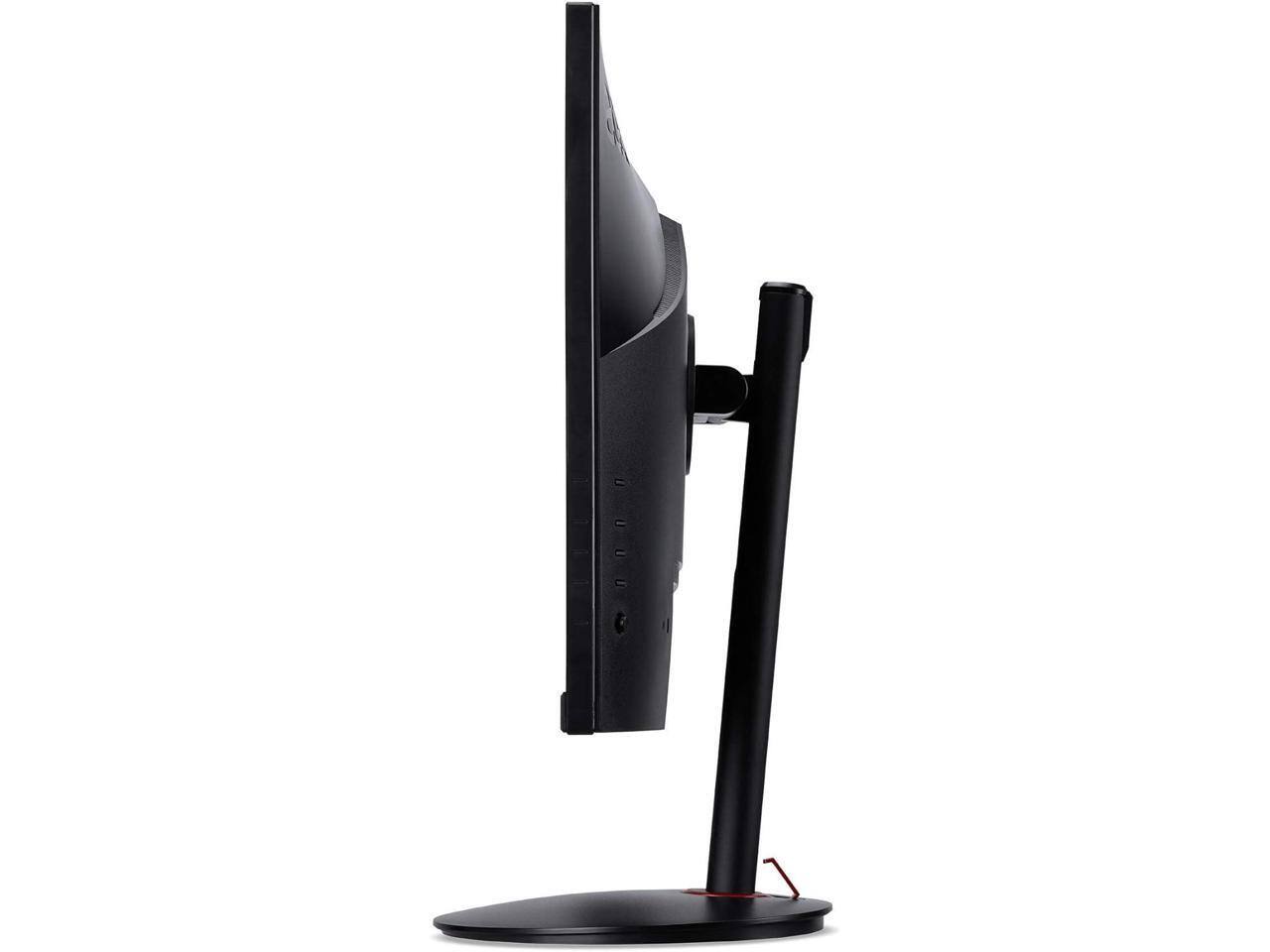 Alt View 7. Acer - Acer Nitro 27" WQHD 2K 1440P 240HZ IPS with AMD FreeSync Premium 0.5ms HDR 400 Gaming Computer Monitor XV272U W2bmiiprx - Black.