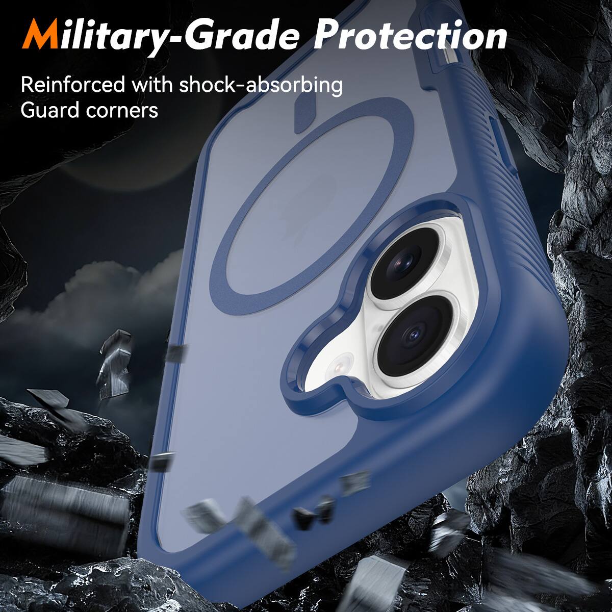 Military-Grade Protection  
Reinforced with shock-absorbing Guard corners