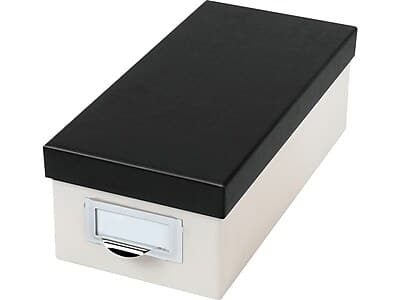 Oxford - Index Card File Box, 1000-Card Capacity, (OXF 406350) - Marble White/Black price history on PriceWatchPro