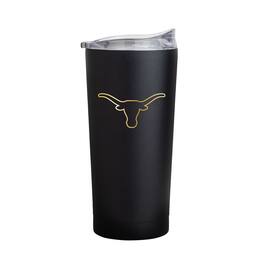 Logo Brands - Texas Longhorns Black Foil 20oz. Powder Coat Tumbler - Multicolor