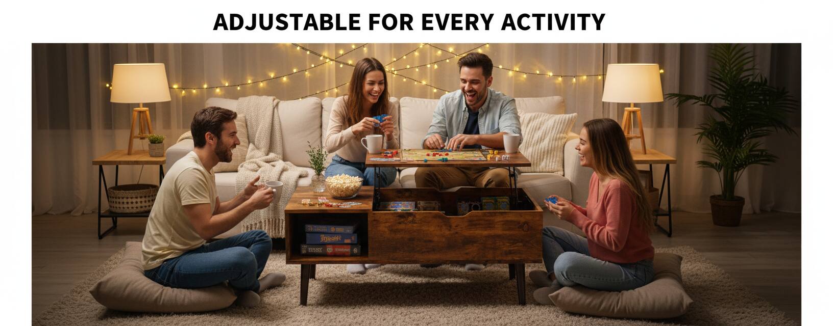 ADJUSTABLE FOR EVERY ACTIVITY  
STABLE FOR EVERY ACTIVITY