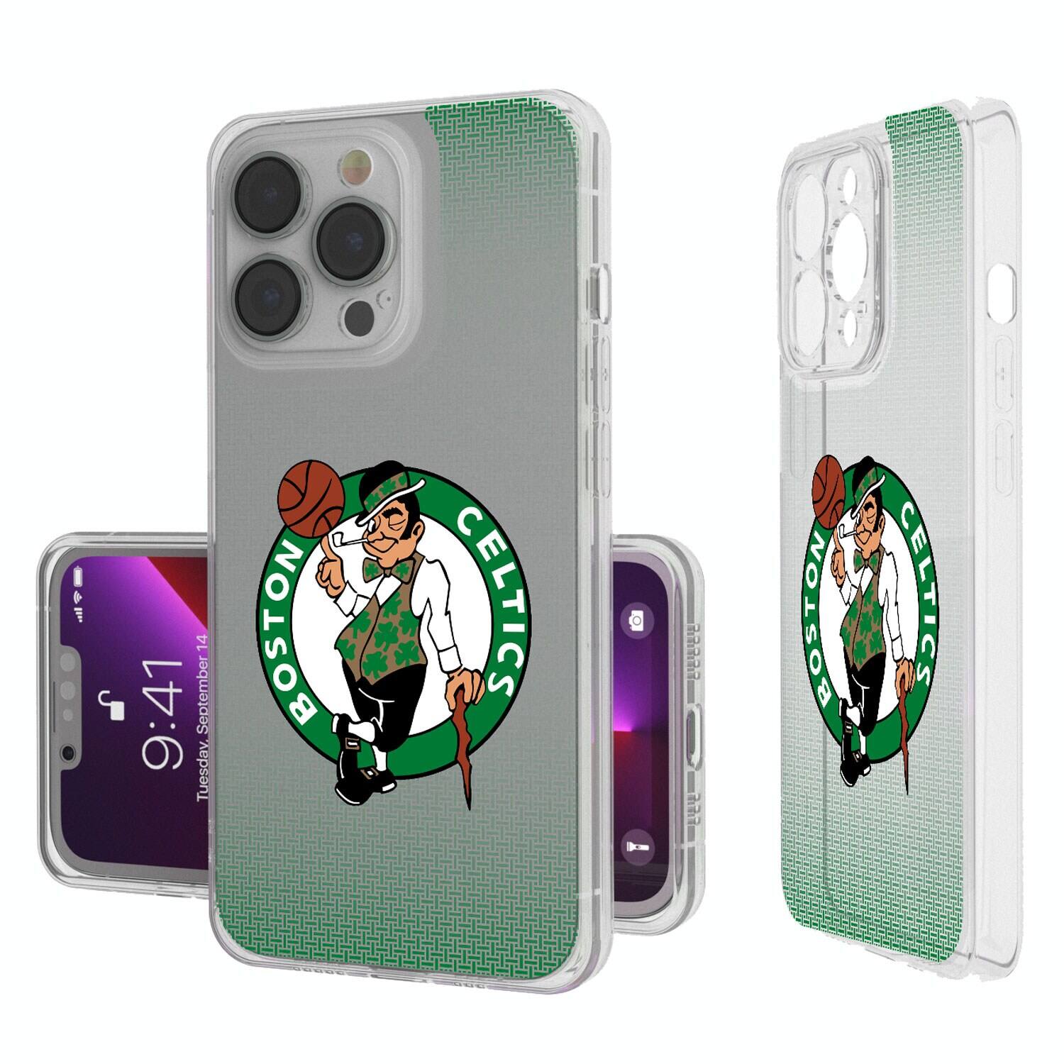 Keyscaper NBA Boston Celtics Linen Logo iPhone Clear Case 15 Plus ...
