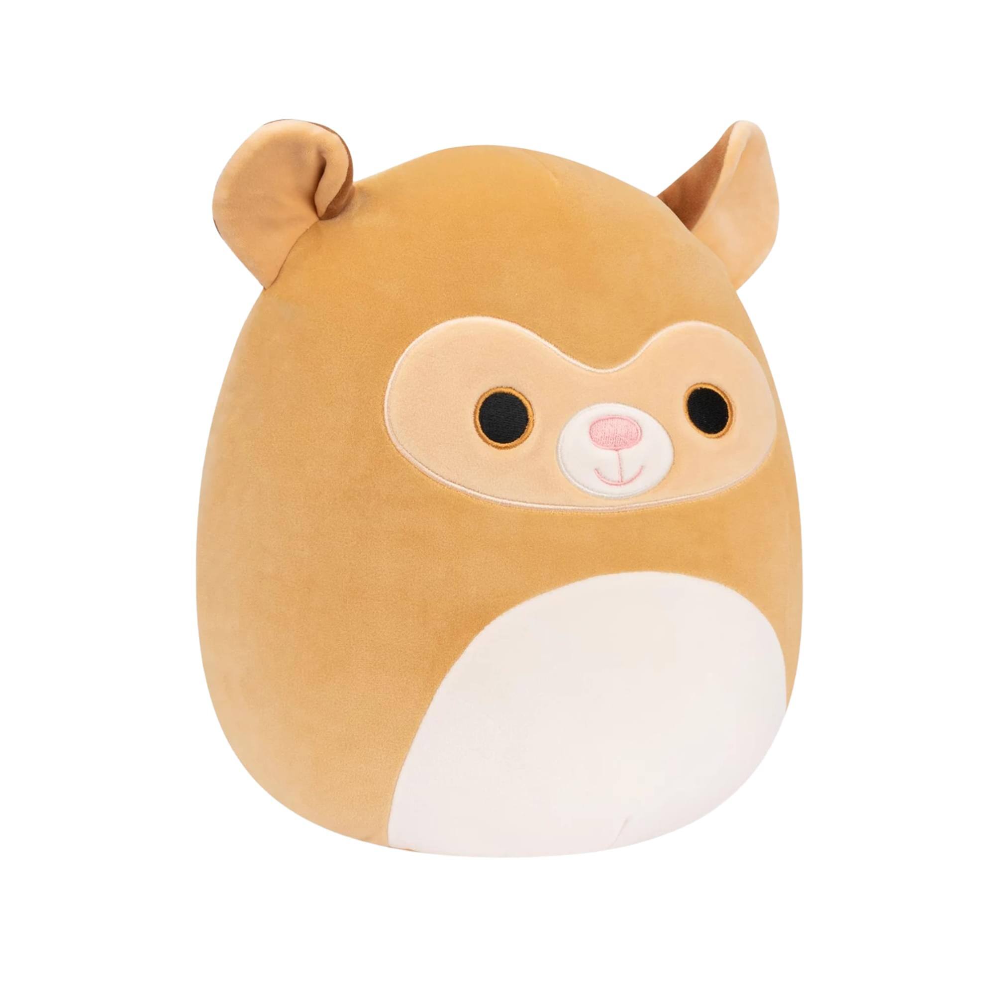 Alt View 4. Kellytoy - Squishmallow 8 Inch Newbie Squad Plush | Zaine The Tarsier - Beige.