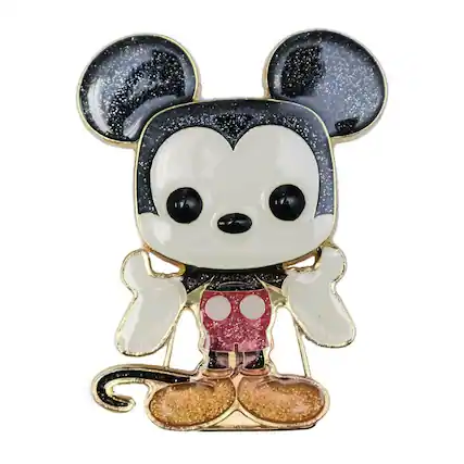 Front. Disney - Disney 3 Inch Funko POP Pin | Mickey Mouse - Red.
