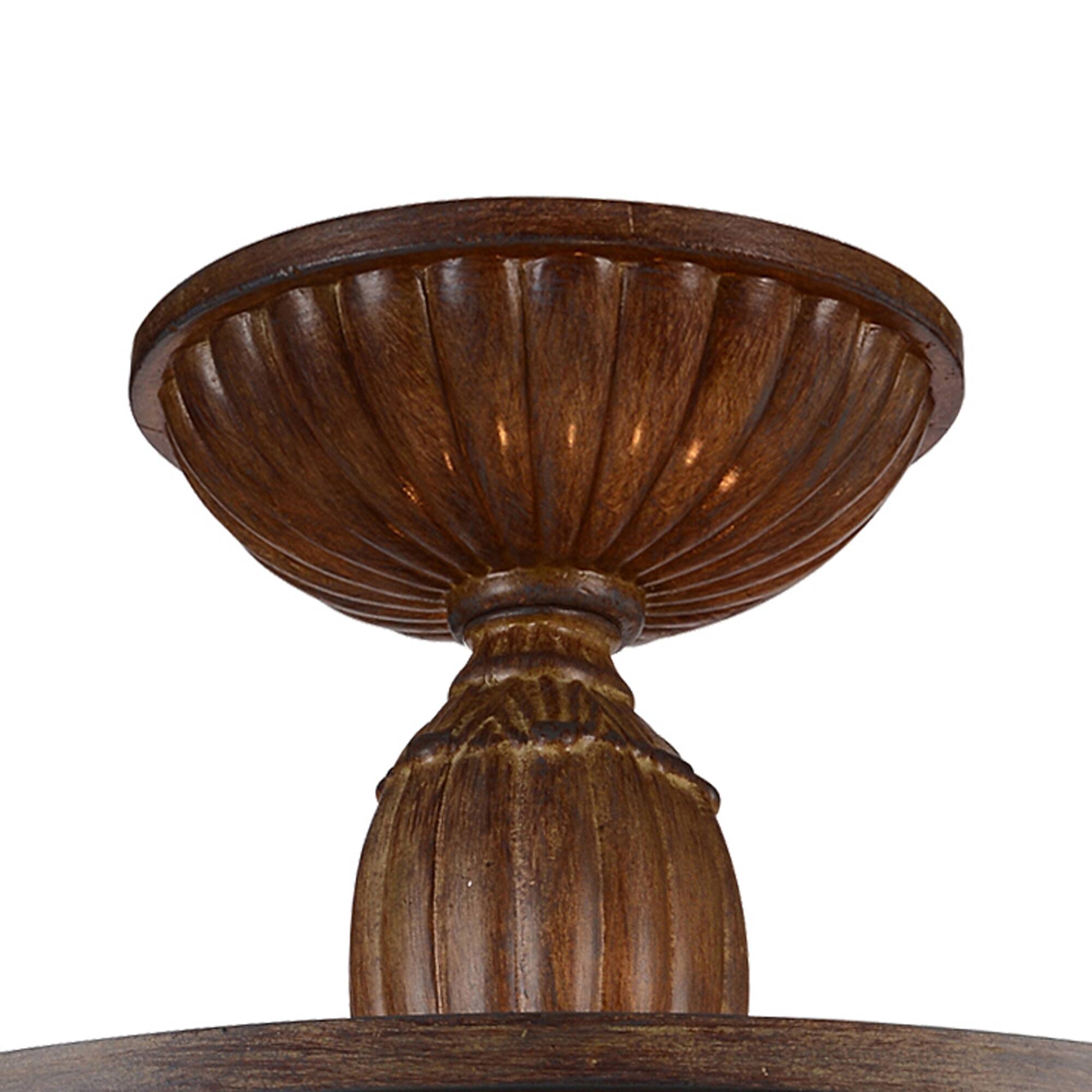 Alt View 1. CWI Lighting - Nicole 3 Light Drum Shade Flush Mount With Brushed Chocolate Finish - Brushed Chocolate.