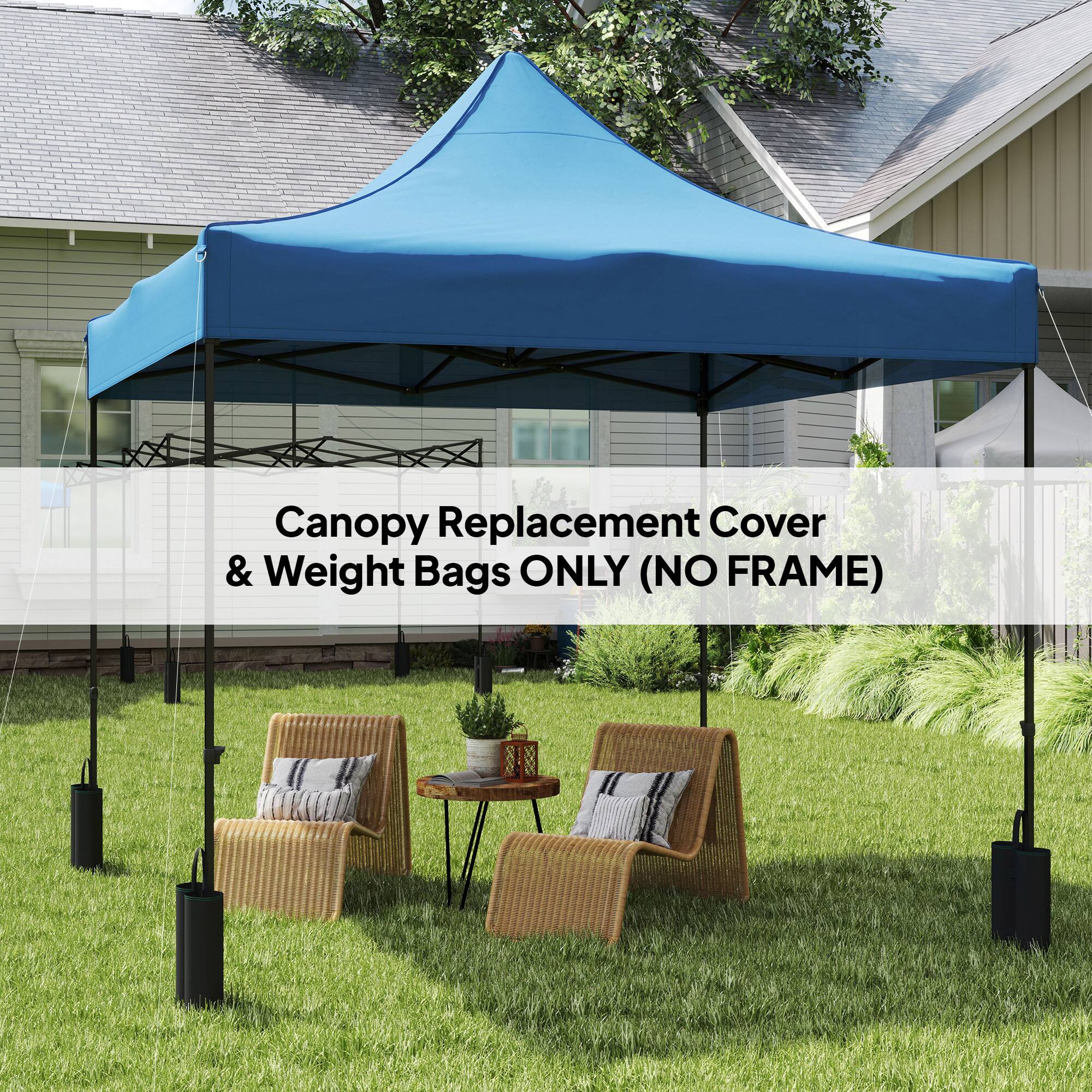Canopy Replacement Cover & Weight Bags ONLY (NO FRAME)