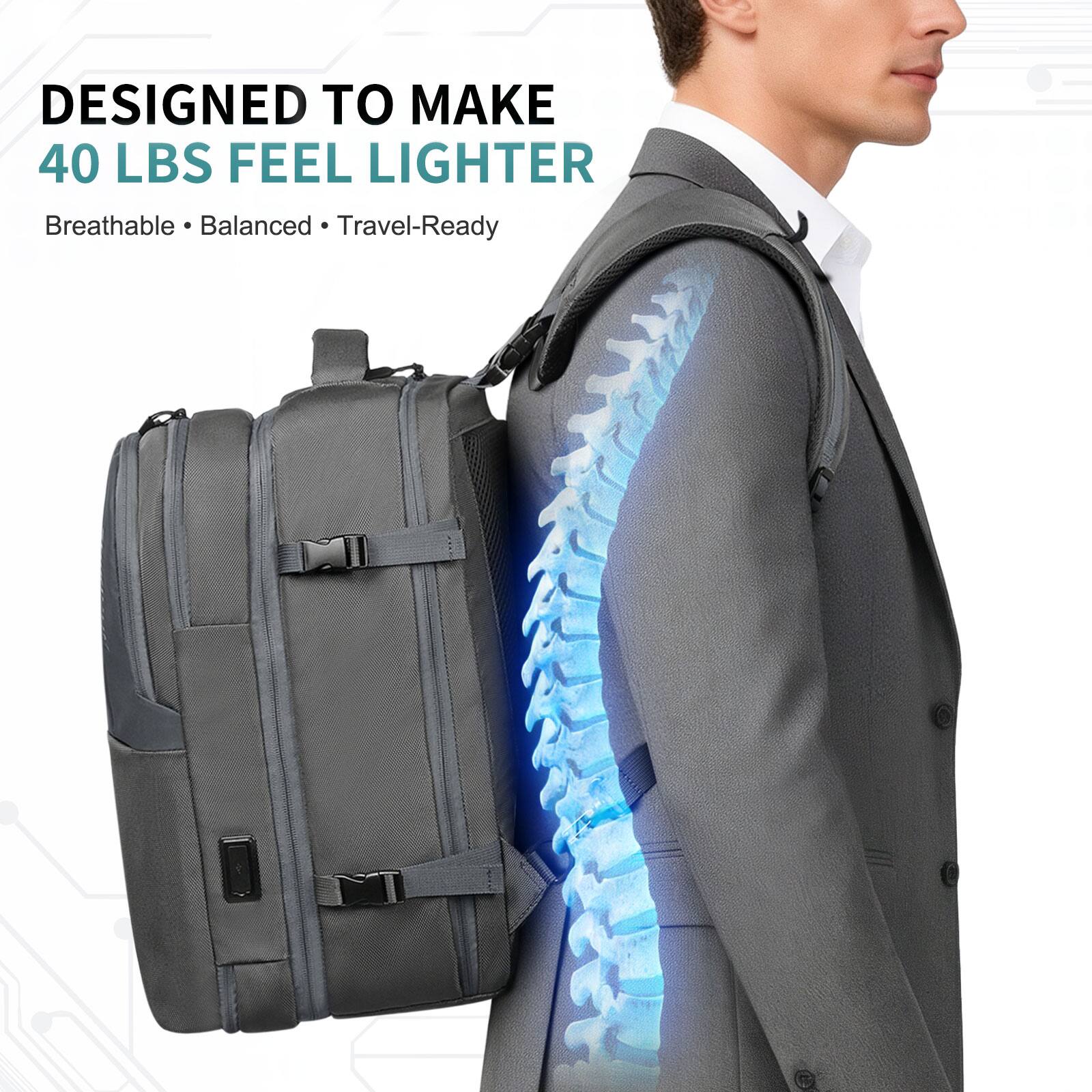 DESIGNED TO MAKE 40 LBS FEEL LIGHTER  
Breathable • Balanced • Travel-Ready