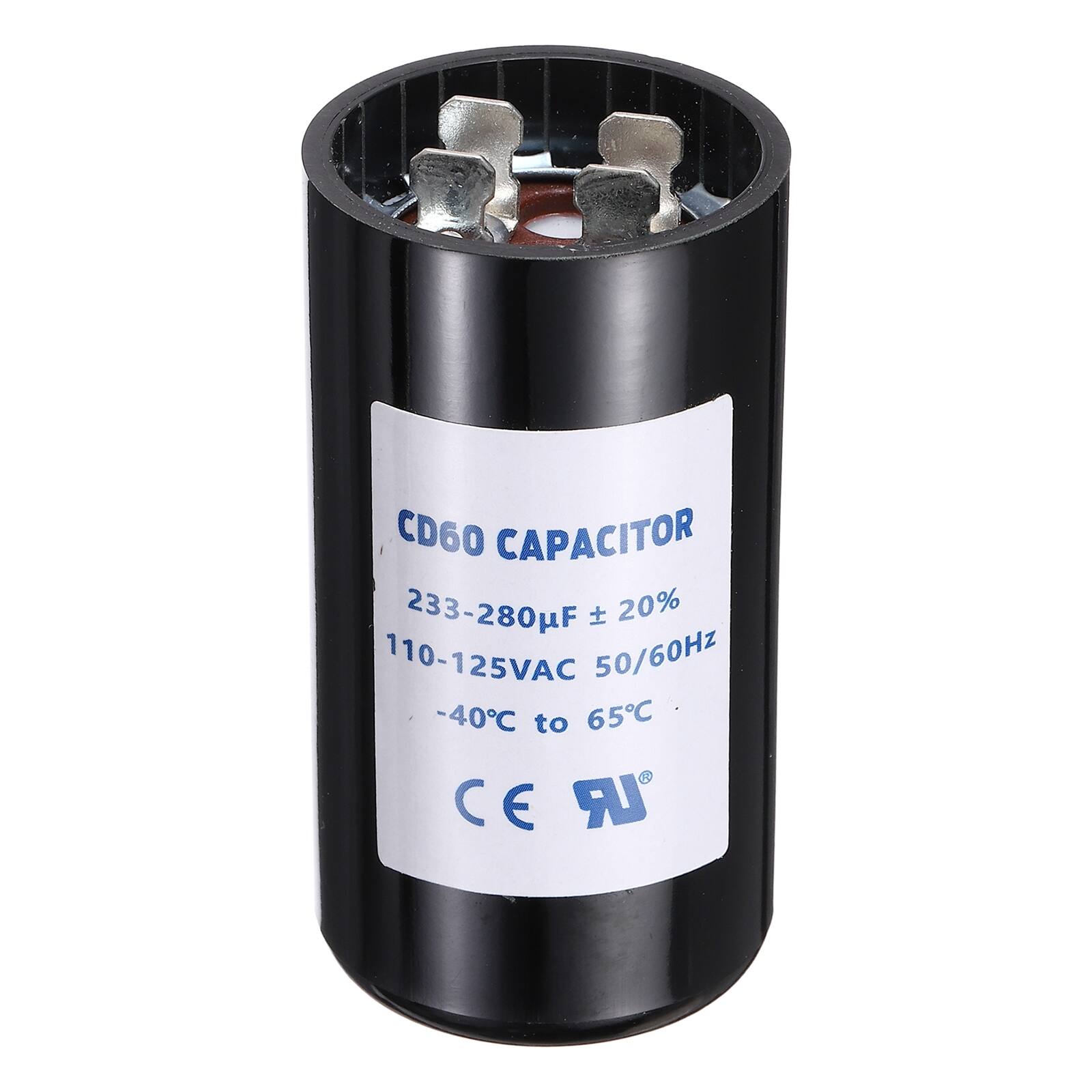 Unique Bargains - CD60 Capacitor 233-280 Mfd, 110-125 VAC Run Motor Start Capacitor 50/60Hz for Fan/Well Pump price history on PriceWatchPro