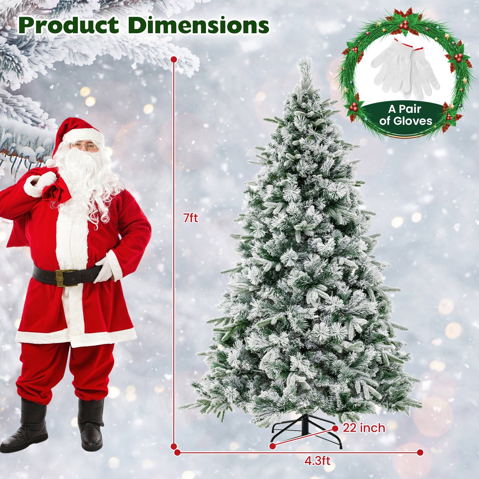 Product Dimensions

A Pair of Gloves

7ft

4.3ft

22 inch