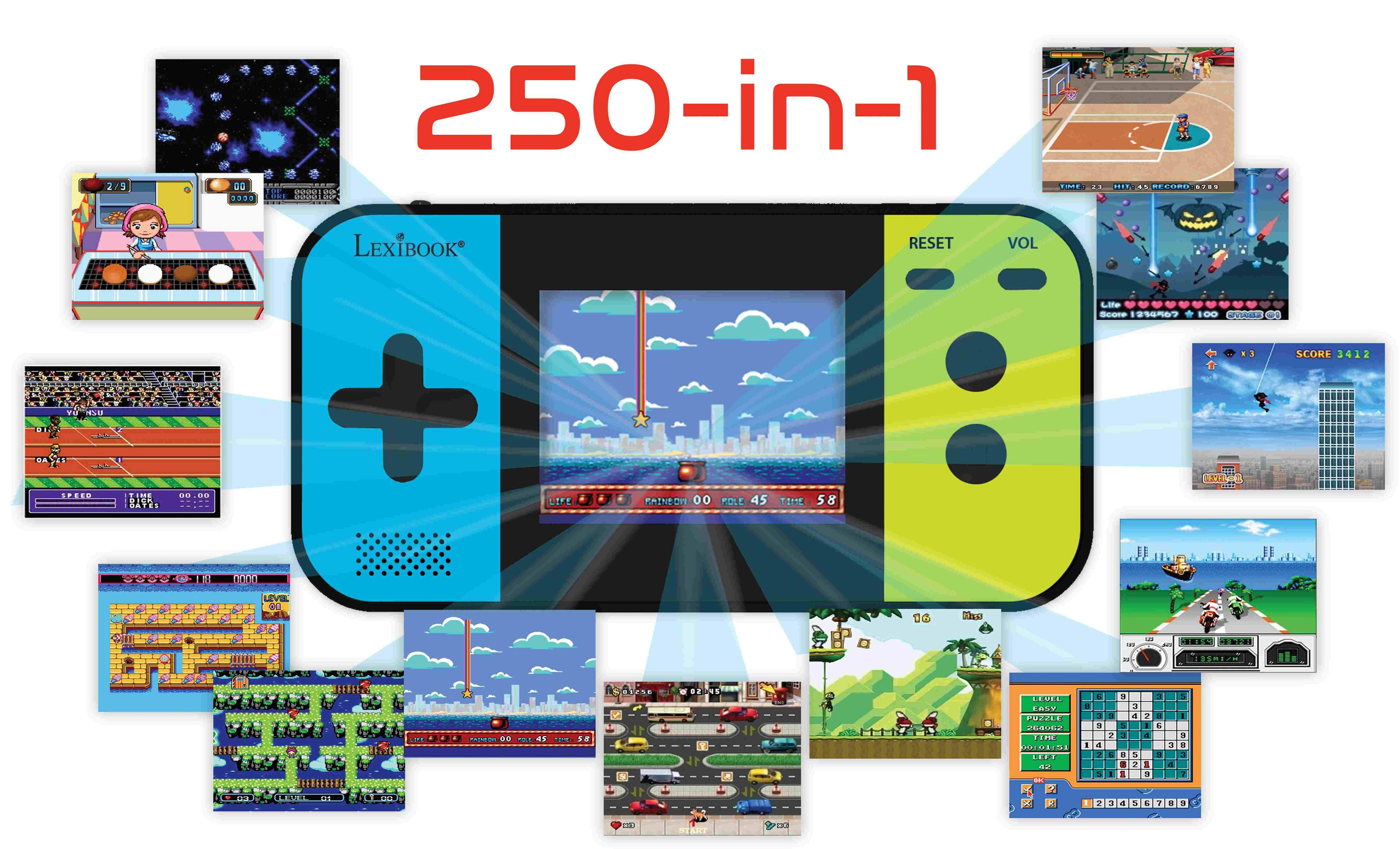 2 2/5 - 250-in-1  
00 .E TIME 2.8 OUM INA 35 De PNd OOP .... a5 RFEDRD BIN LEXIBOOK RESET VOL Life Score GR67 100 0sd D N SCORE 3412 YO U BIN  DA 4s E SREE SPERD TOE DIC6 DATES  D0 LIFE PAINEOW 00 FIOLE 45 TIME 58  DODOEN I 1000 LEVEL OE 2  ... MIS  ave T 135MI/H LU FEREE E 2E DD PO.. 45  Se . 25 O Se NS Y LEUEL FRSV P02ZLE 2580E2 TIME 00:01:51 LEFT 12 d 3 X A +  . A .  +  2 + 2 6 J  5 3 1 1   a -  2  2   3  J - 6 1 7 3 h  5 9 E a I a 1